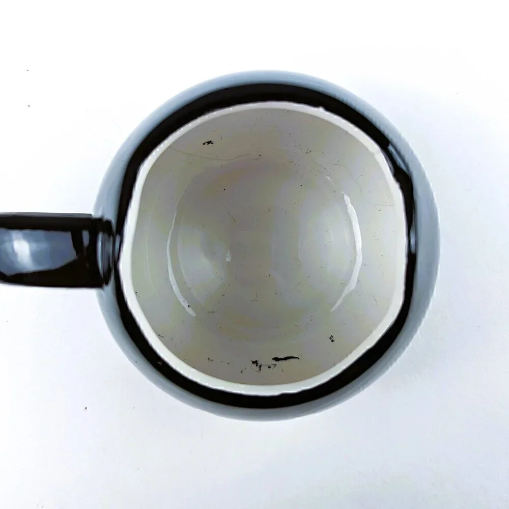 Black Cat Mug w/ Rose Gold Features